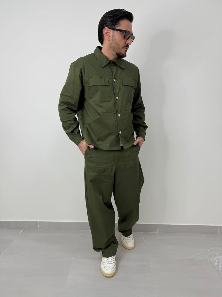 Cordset Milano verde militare