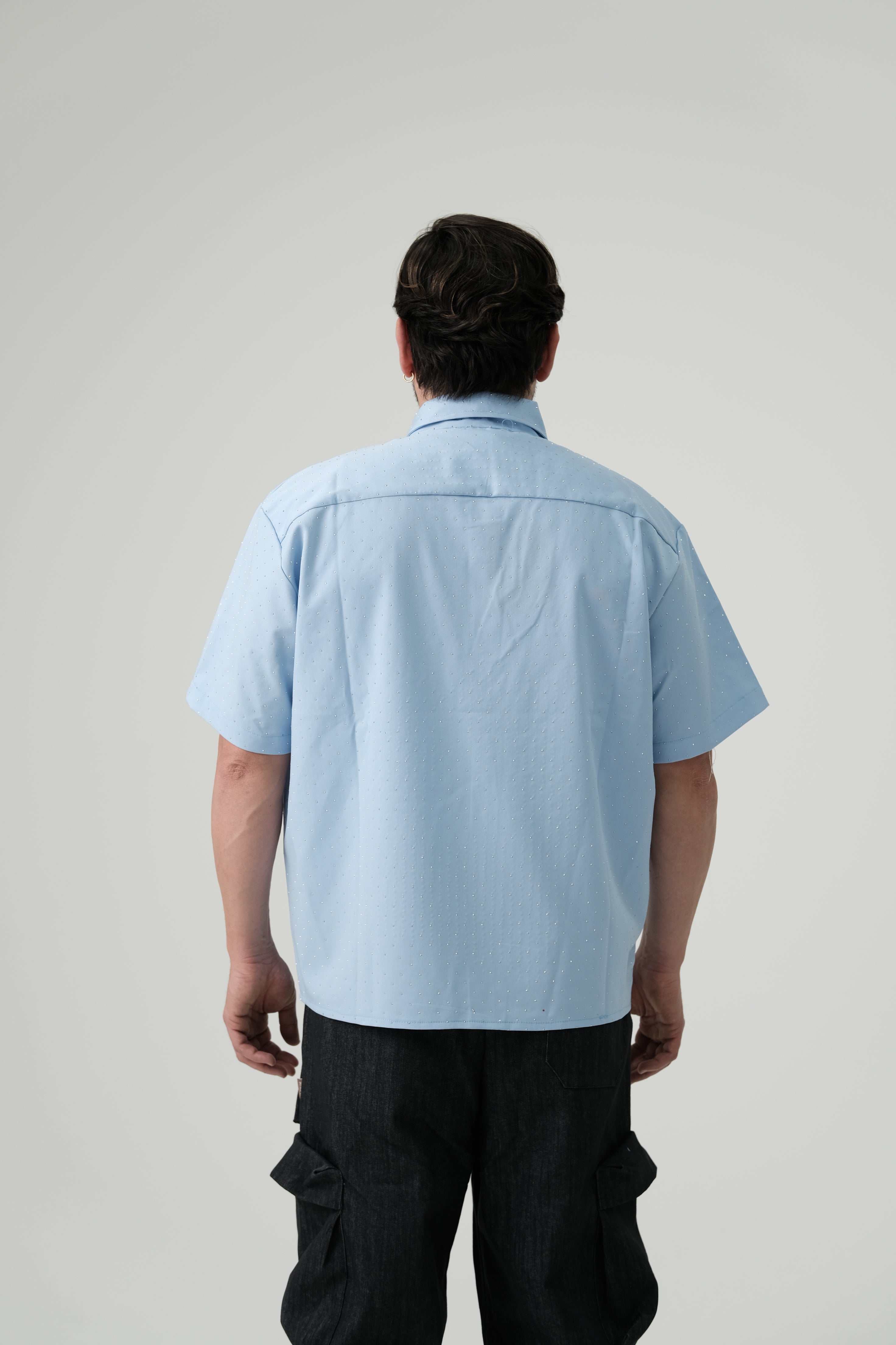 Camicia Santamuerte azzurra