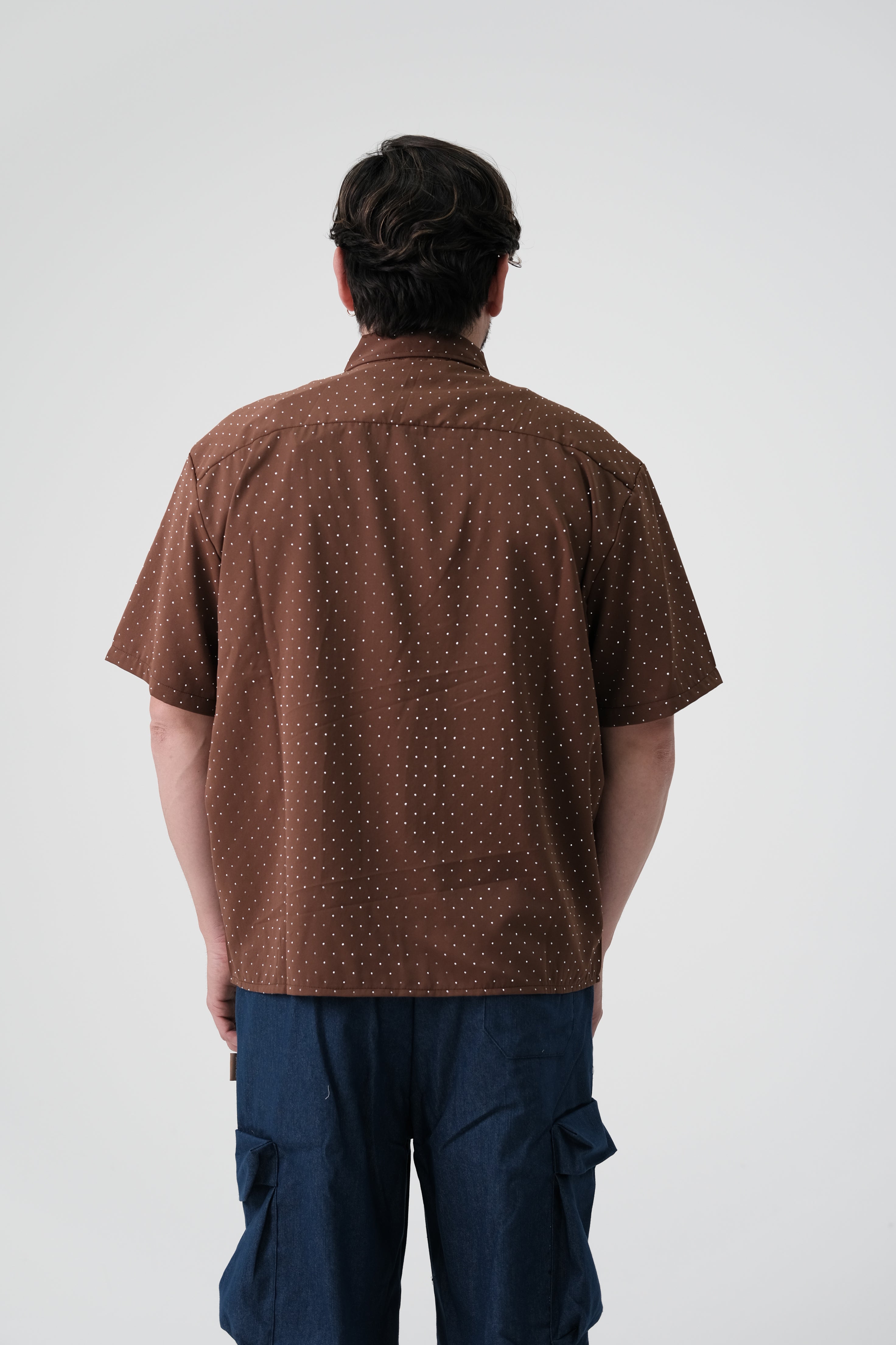 Camicia Santamuerte marrone