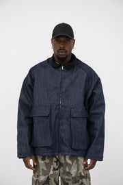 Giubbino full box blue jeans