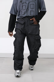 Cargo dark jeans