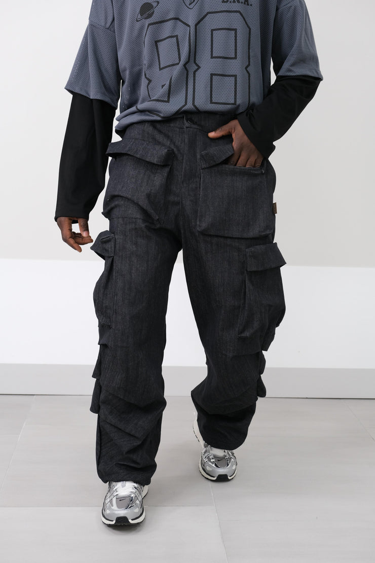 Cargo dark jeans