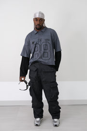 Cargo dark jeans