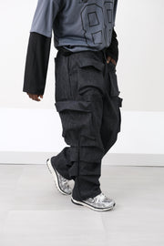 Cargo dark jeans