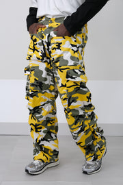 Cargo mimetico giallo