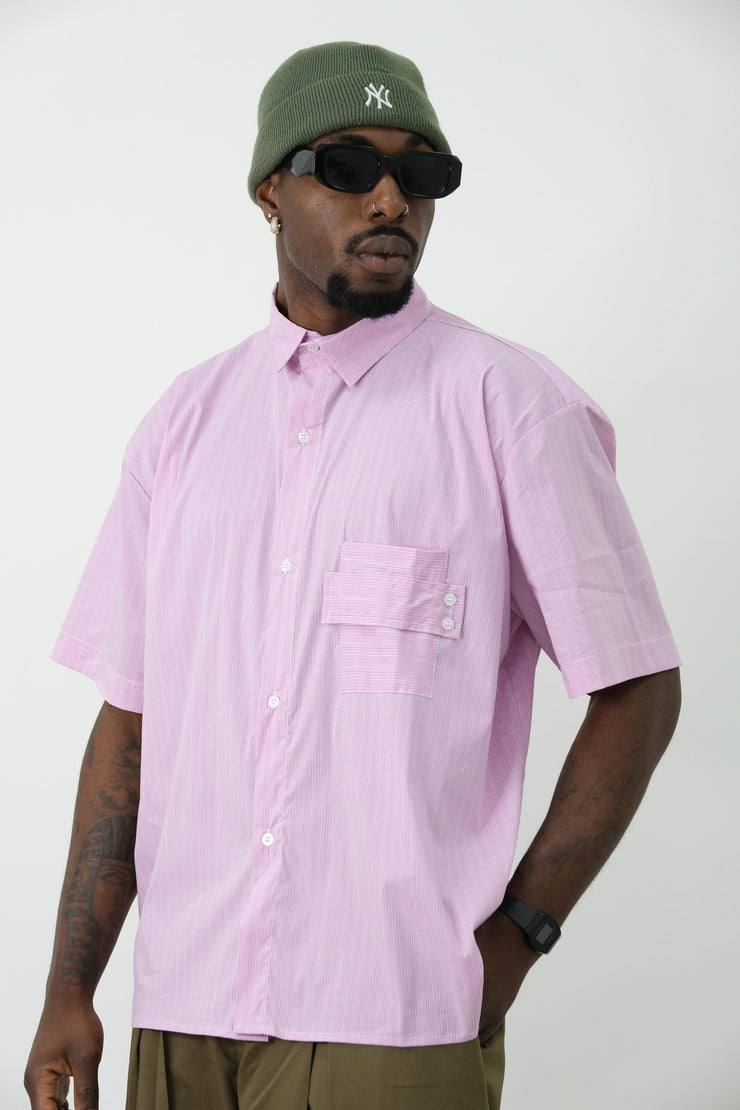 Camicia Toretto a righe rosa
