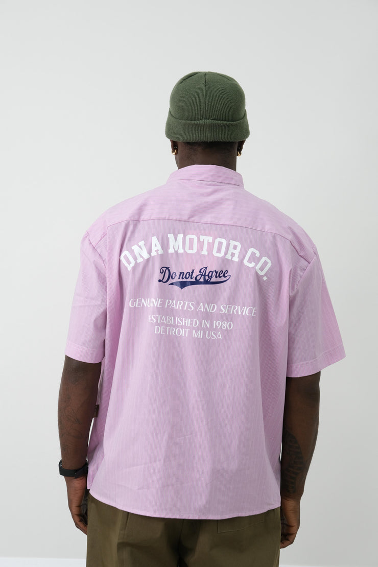 Camicia Toretto a righe rosa
