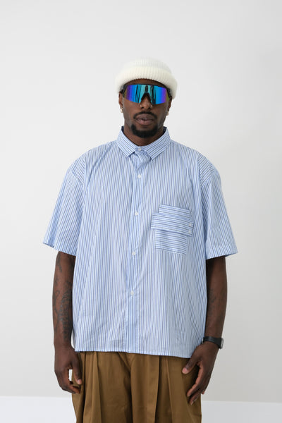 Camicia Toretto a righe azzurra