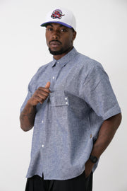 Camicia Toretto grigio-blu