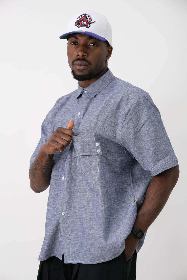Camicia Toretto grigio-blu