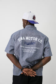 Camicia Toretto grigio-blu