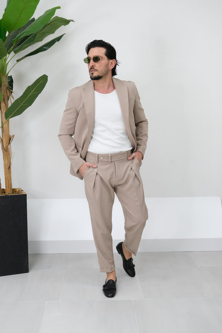 Abito Portofino monopetto beige